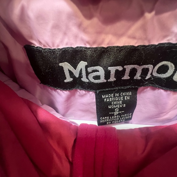 Womens Marmot Lightweight Insulated Puffer Jacket, Pink, size Sall - Picture 3 of 15